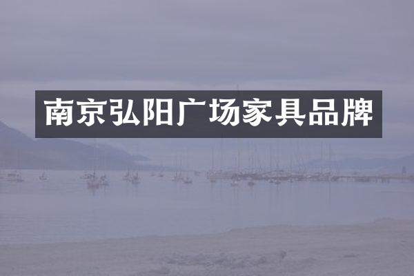 南京弘阳广场家具品牌