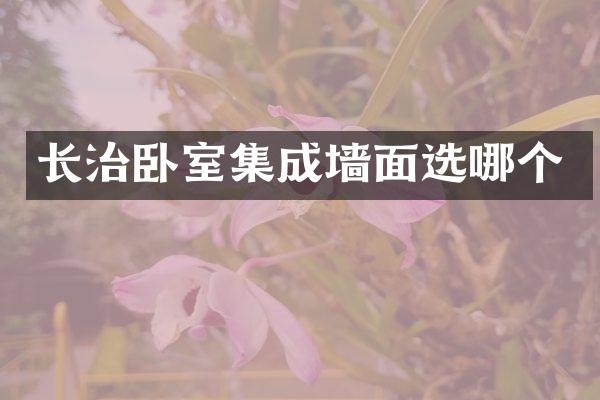 长治卧室集成墙面选哪个