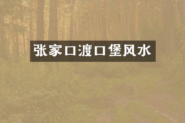 张家口渡口堡风水