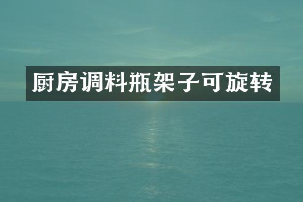 厨房调料瓶架子可旋转
