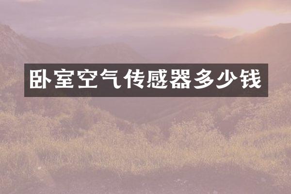 卧室空气传感器多少钱