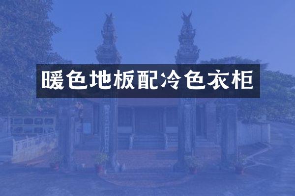 暖色地板配冷色衣柜