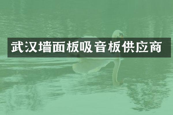 武汉墙面板吸音板供应商