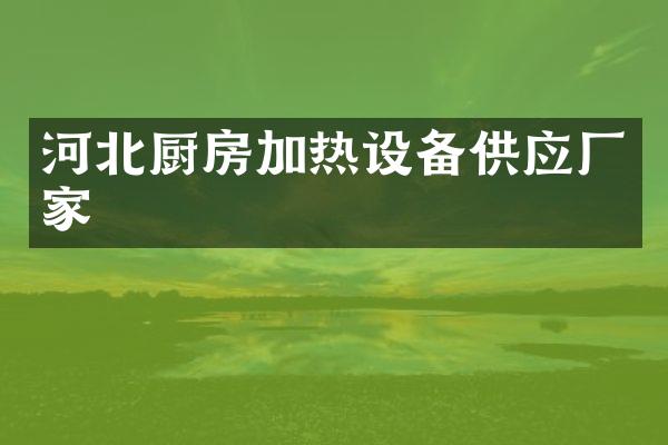 河北厨房加热设备供应厂家