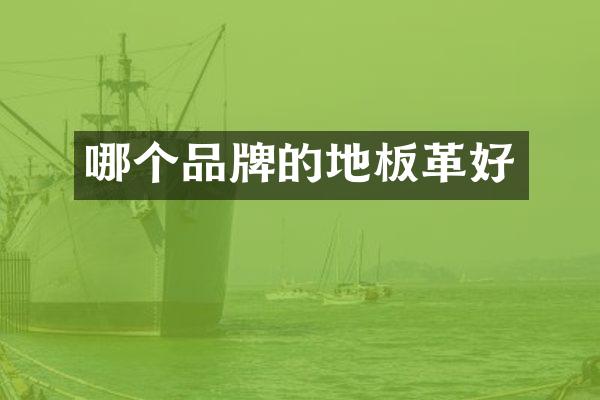 哪个品牌的地板革好