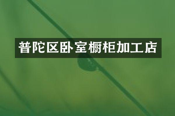 普陀区卧室橱柜加工店