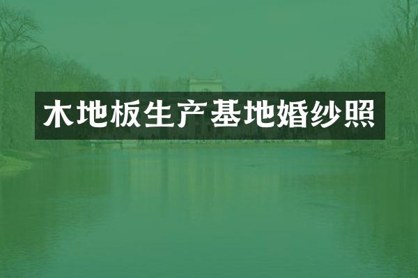 木地板生产基地婚纱照