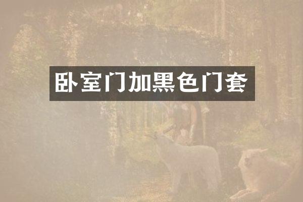 卧室门加黑色门套