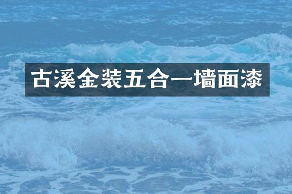 古溪金装五合一墙面漆