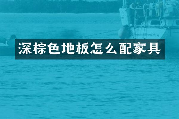 深棕色地板怎么配家具