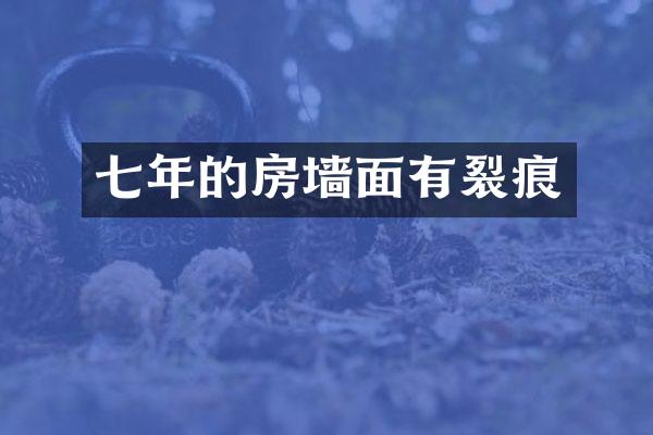 七年的房墙面有裂痕
