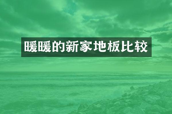 暖暖的新家地板比较