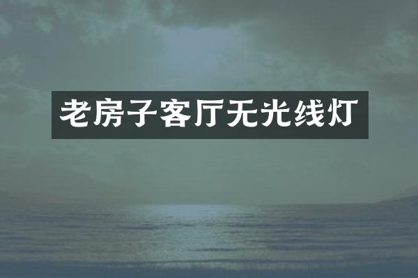 老房子客厅无光线灯