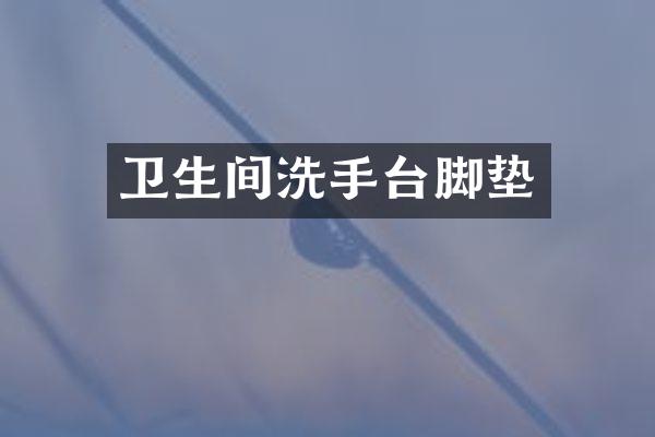 卫生间洗手台脚垫