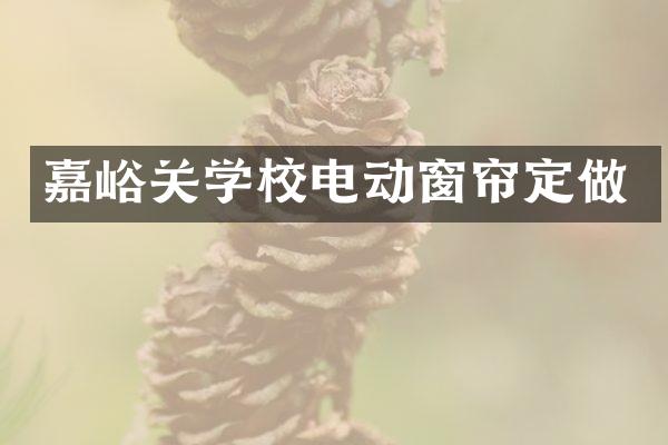 嘉峪关学校电动窗帘定做