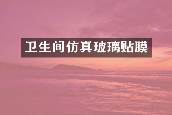 卫生间仿真玻璃贴膜