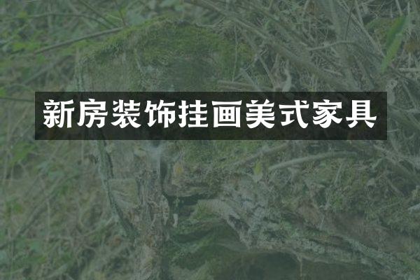 新房装饰挂画美式家具