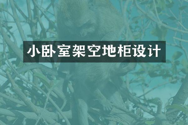 小卧室架空地柜设计