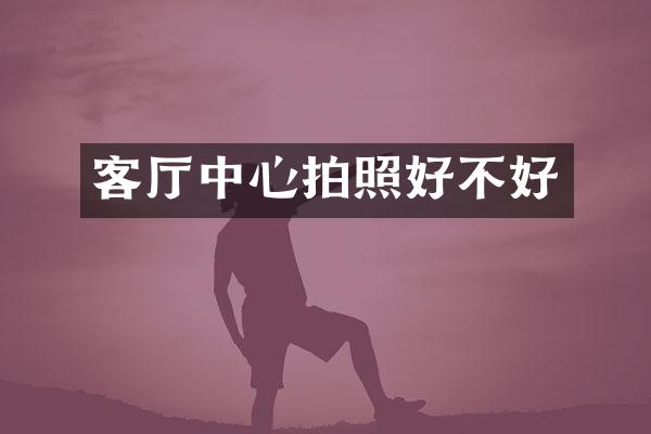客厅中心拍照好不好