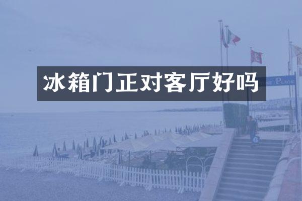冰箱门正对客厅好吗