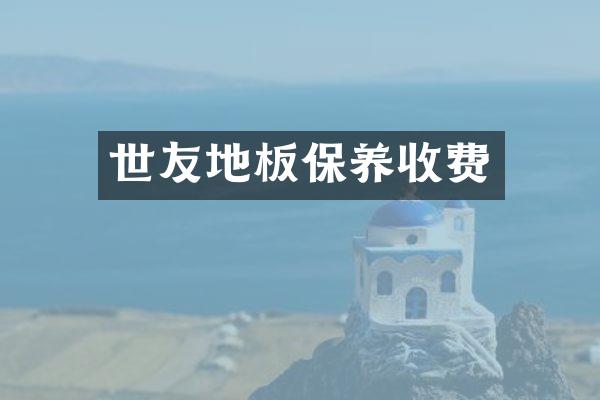 世友地板保养收费