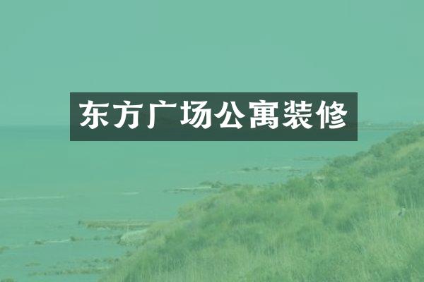 东方广场公寓装修