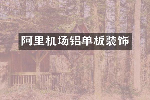 阿里机场铝单板装饰