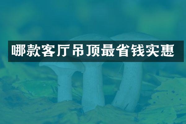 哪款客厅吊顶最省钱实惠