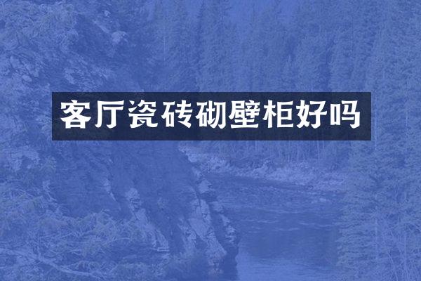 客厅瓷砖砌壁柜好吗