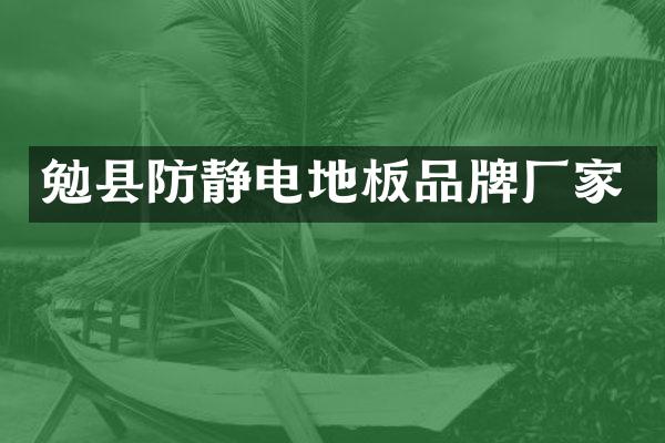 勉县防静电地板品牌厂家