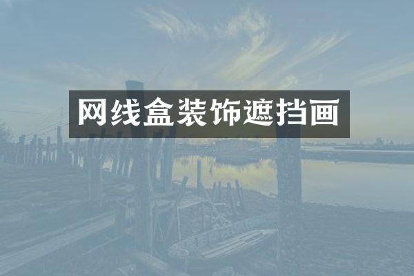 网线盒装饰遮挡画