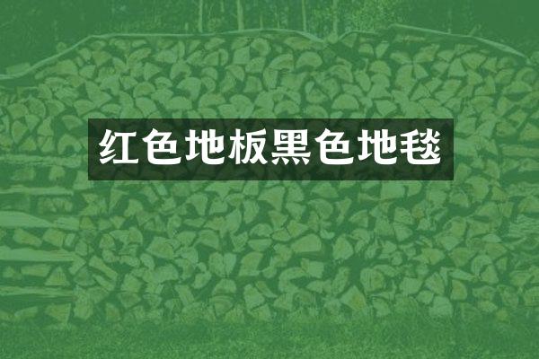 红色地板黑色地毯