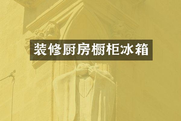 装修厨房橱柜冰箱
