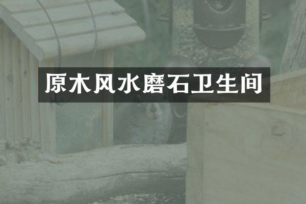 原木风水磨石卫生间