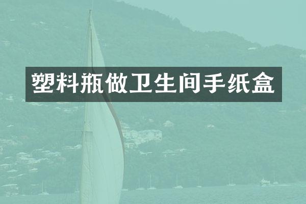 塑料瓶做卫生间手纸盒