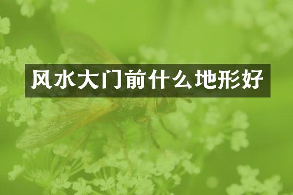 风水大门前什么地形好