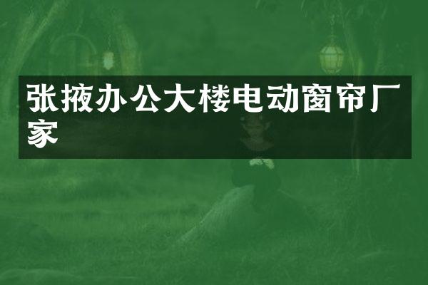 张掖办公大楼电动窗帘厂家