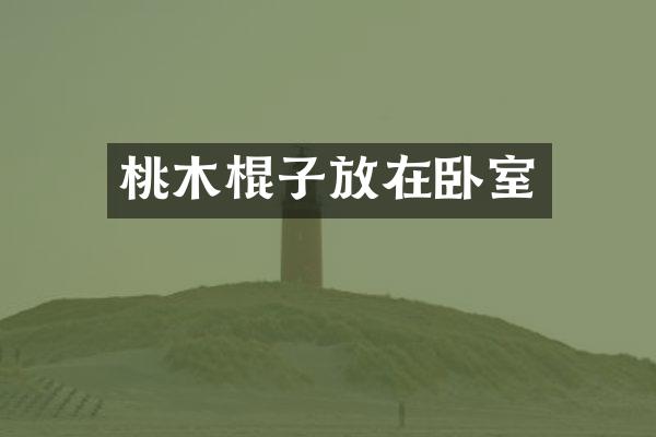 桃木棍子放在卧室