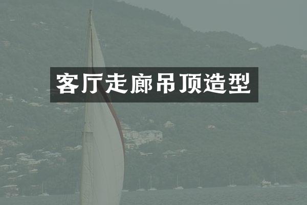 客厅走廊吊顶造型