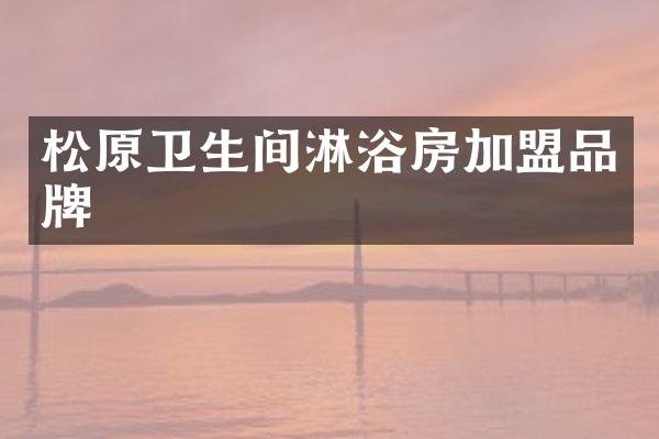 松原卫生间淋浴房加盟品牌