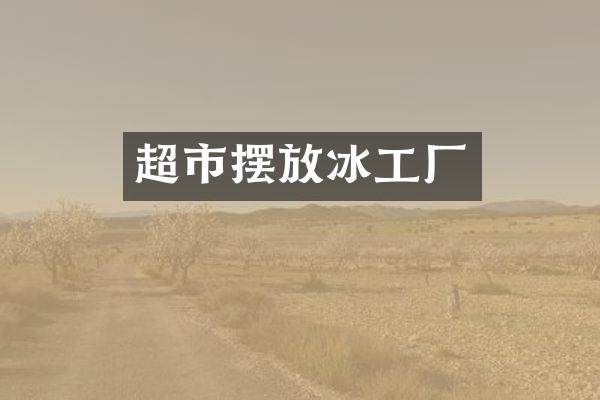 超市摆放冰工厂