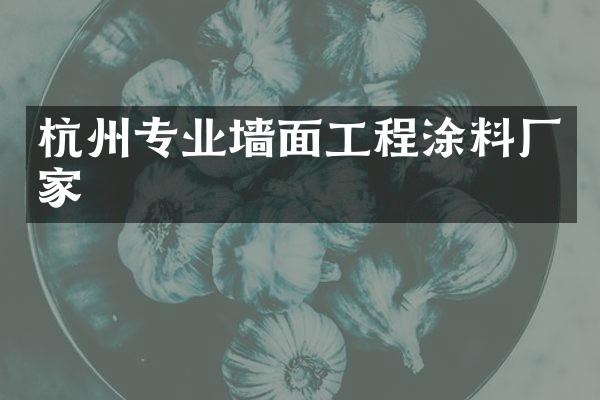 杭州专业墙面工程涂料厂家