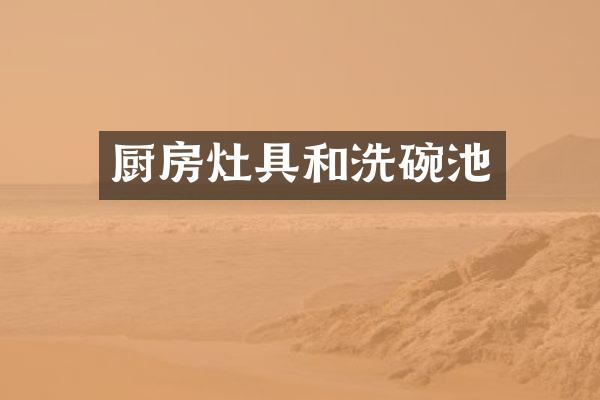 厨房灶具和洗碗池