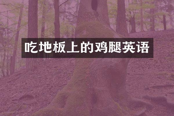 吃地板上的鸡腿英语