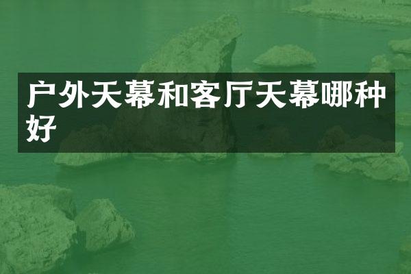 户外天幕和客厅天幕哪种好
