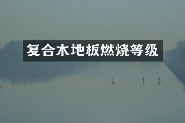 复合木地板燃烧等级