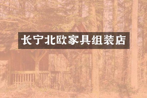 长宁北欧家具组装店
