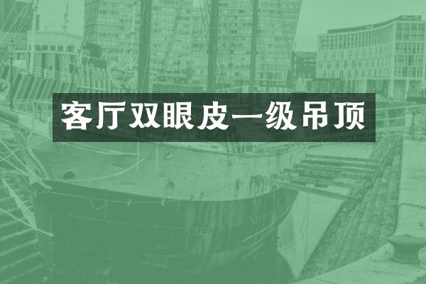 客厅双眼皮一级吊顶