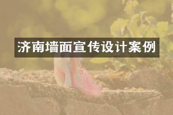 济南墙面宣传设计案例