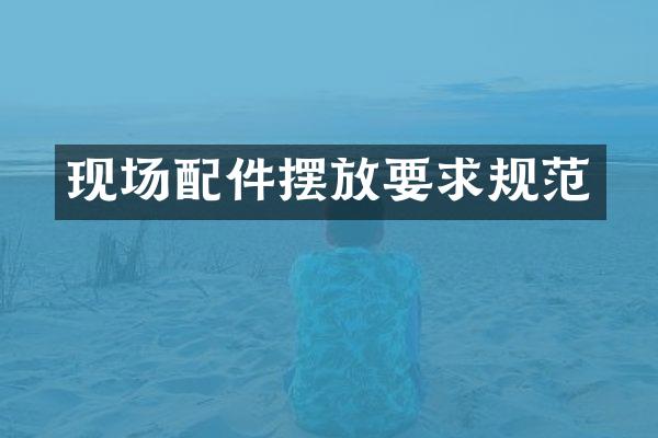 现场配件摆放要求规范